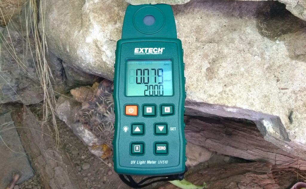 Dedicated UVA Meter for reptiles for measuring just UVA at 320 to 390nm of the light spectrum