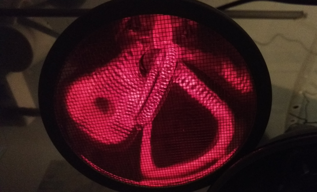 Deep Heat Projector element glowing