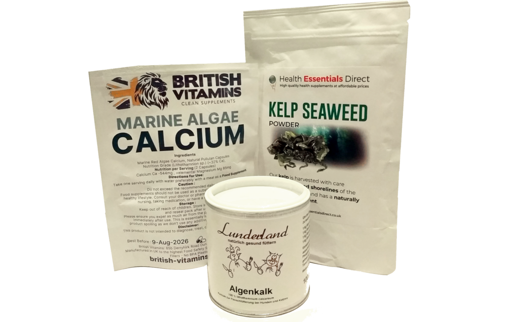 Marine Calcium, Algae Calcium or Algal Lime powders
